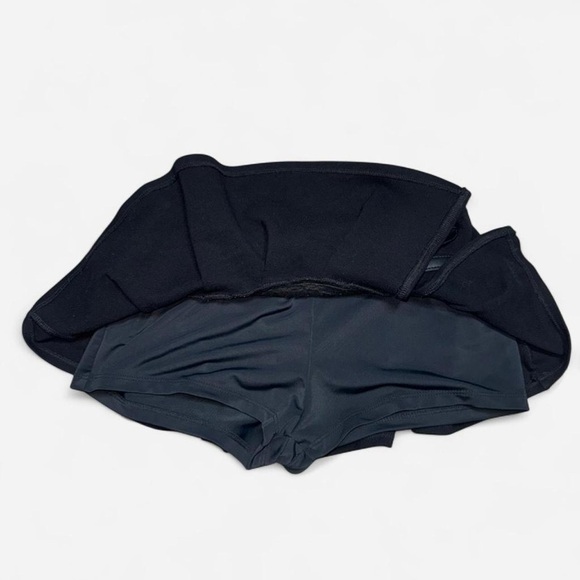 Urban Outfitters Black Pleated Mini Skort w/ Buckle Detail | Y2K - Picture 3 of 7